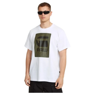 тениска,мъжки,тениски,g,star,burger,box,rain,loose,fit,short,sleeve,t,shirt,white