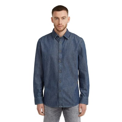 риза,с,дълъг,ръкав,мъжки,ризи,g,star,clean,slim,fit,long,sleeve,shirt,blue