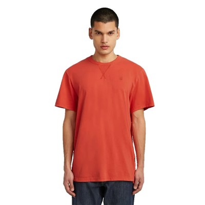 тениска,мъжки,тениски,g,star,nifous,short,sleeve,t,shirt,light,antic,red,gd,(orange)