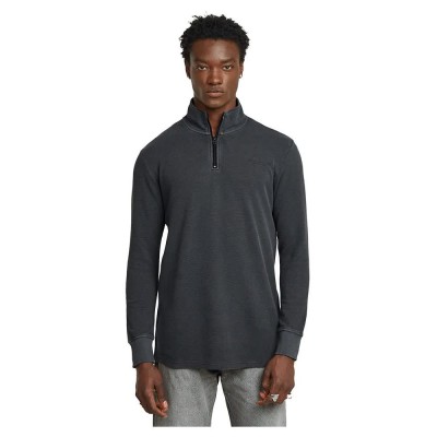 тениска,мъжки,тениски,g,star,overdyed,half,zip,tweeter,long,sleeve,t,shirt,grey