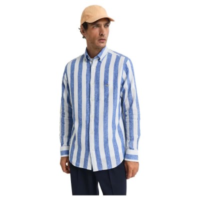 риза,с,дълъг,ръкав,мъжки,ризи,gant,bold,stripe,regular,fit,long,sleeve,shirt,blue