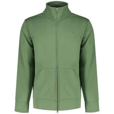 блуза,мъжки,пуловери,gant,reg,shield,half,zip,sweater,green,(kalamata,green)