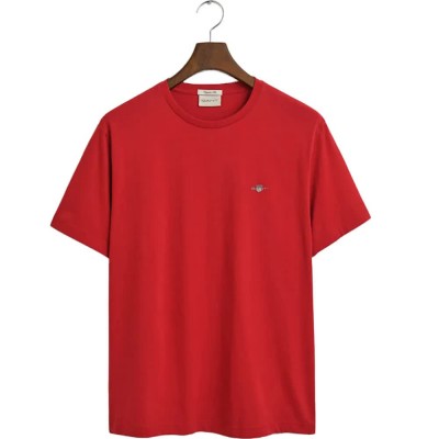 тениска,мъжки,тениски,gant,2003184,regular,fit,short,sleeve,t,shirt,ruby,red,(red)
