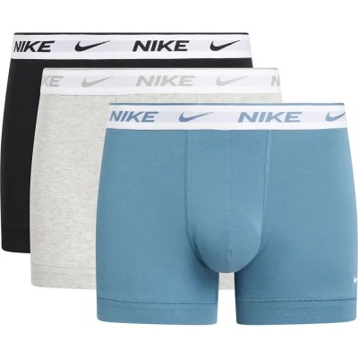 боксерки,мъжко,бельо,nike,eday,trunk,boxers,3,units,black,gry,h,smokey,blue,white,wb,(multicolor)
