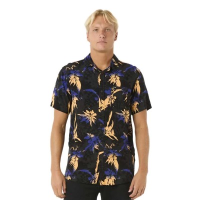 риза,с,къс,ръкав,мъжки,ризи,rip,curl,fun,times,short,sleeve,shirt,black