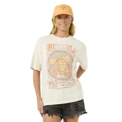 тениска,дамски,тениски,rip,curl,luna,heritage,short,sleeve,t,shirt,bone,(beige)