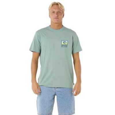 тениска,мъжки,тениски,rip,curl,raw,energy,trad,short,sleeve,t,shirt,blue,lagoon,(green)