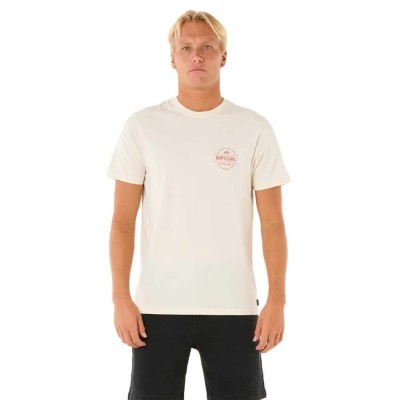 тениска,мъжки,тениски,rip,curl,staple,short,sleeve,t,shirt,bone,(beige)