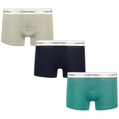 боксерки,мъжко,бельо,calvin,klein,lv00nb4392,boxers,shoreline,gr,heather,lively,teal,(multicolor)