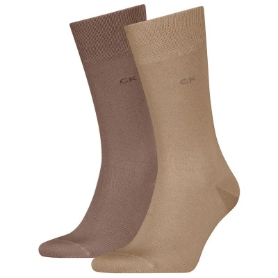 чорапи,мъжки,чорапи,calvin,klein,701218631,socks,2,pairs,khaki,(brown)