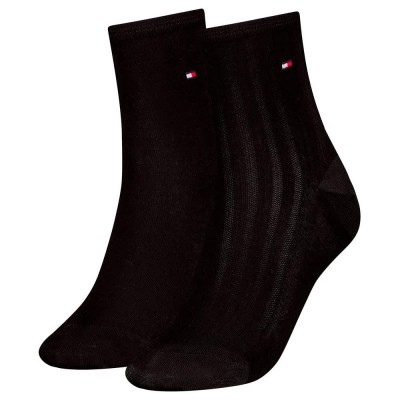 чорапи,дамски,чорапи,tommy,hilfiger,701232974,short,socks,2,pairs,black