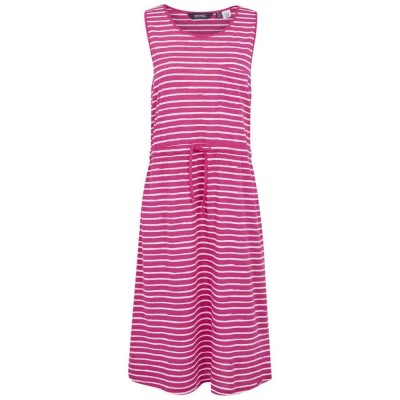 рокля,дамски,поли,и,рокли,regatta,ariena,dress,pink,fusion,white,painter,stripe,(pink)