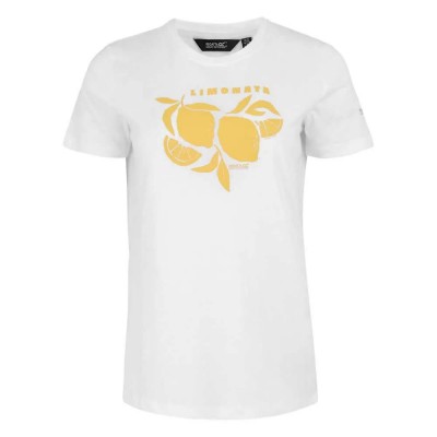 тениска,дамски,тениски,regatta,filandra,ix,short,sleeve,t,shirt,white,limonata