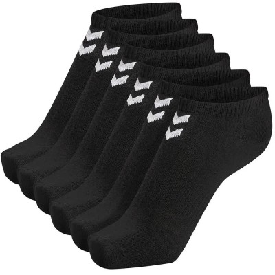 чорапи,мъжки,чорапи,hummel,chevron,ankle,socks,6,pairs,black,(black,black)