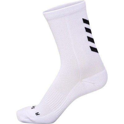 чорапи,мъжки,чорапи,hummel,essential,training,short,socks,white,black,(white)