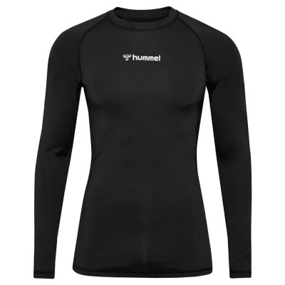 тениска,мъжки,тениски,hummel,performance,long,sleeve,t,shirt,black