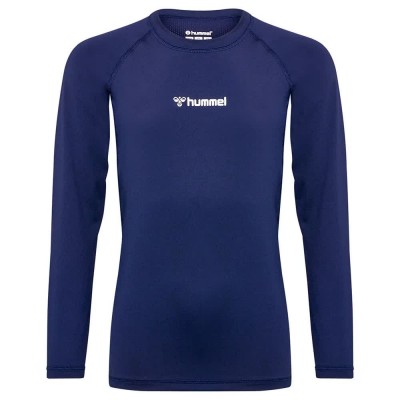 тениска,детски,тениски,hummel,performance,long,sleeve,t,shirt,marine,(blue)