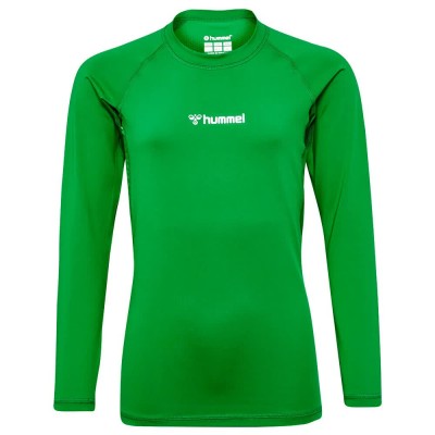 тениска,детски,тениски,hummel,performance,long,sleeve,t,shirt,jelly,bean,(green)