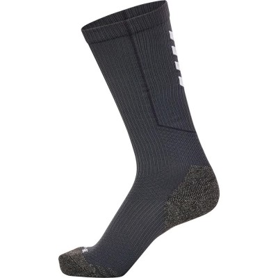 чорапи,мъжки,чорапи,hummel,pro,training,high,long,socks,asphalt,white,(grey)
