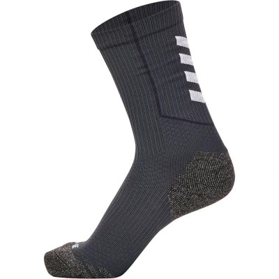 чорапи,мъжки,чорапи,hummel,pro,training,low,short,socks,asphalt,white,(grey)