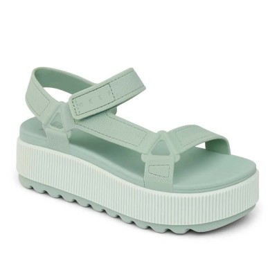 сандали,дамски,сандали,и,чехли,reef,water,rem,higher,platform,sandals,green,(frosty)
