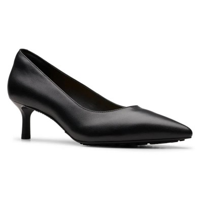 обувки,дамски,обувки,clarks,shoes,adela,court,heel,shoes,black,(black,leather)