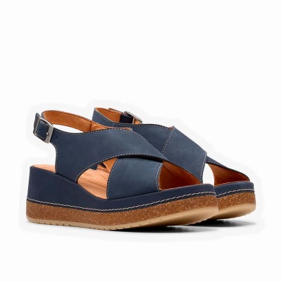 сандали,дамски,сандали,и,чехли,clarks,shoes,kassanda,step,sandals,blue,(navy,nubuck)