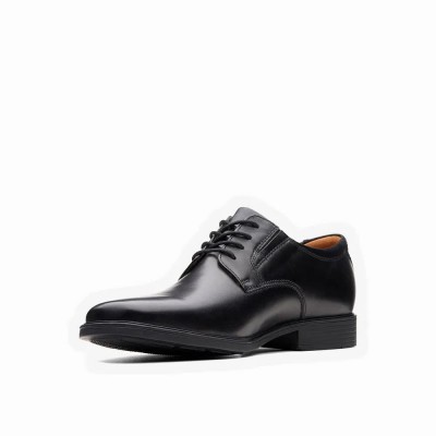 обувки,мъжки,обувки,clarks,shoes,tilden,plain,shoes,black
