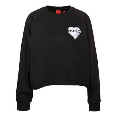 блуза,дамски,блузи,hugo,darace,sweatshirt,black,(black)