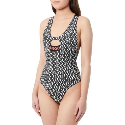 бански,костюм,дамски,бански,костюми,hugo,monogram,10247674,swimsuit,black