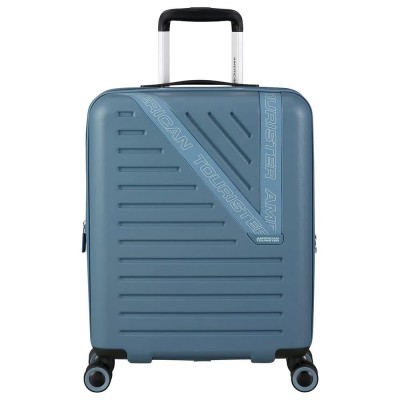 куфари,american,tourister,dynabelt,spinner,55,tsa,expandable,36,45l,trolley,bag,blue