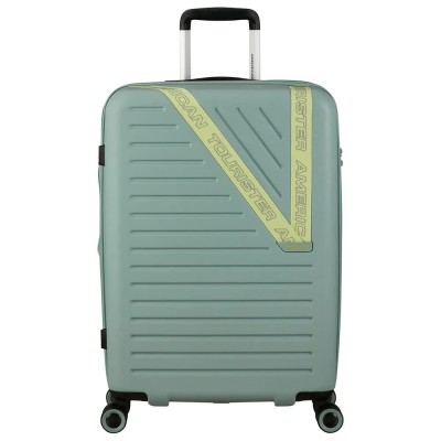 куфари,american,tourister,dynabelt,spinner,66,tsa,expandable,68,77l,trolley,bag,green