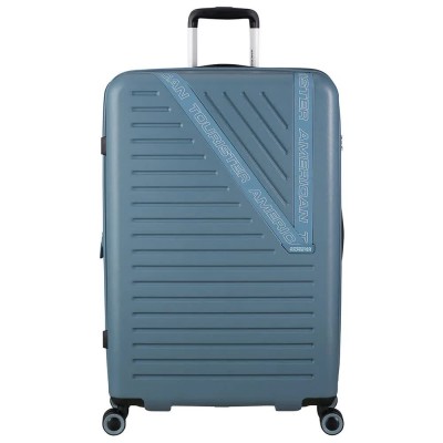 куфари,american,tourister,dynabelt,spinner,77,tsa,expandable,104,114l,trolley,bag,rainstorm,blue,(blue)