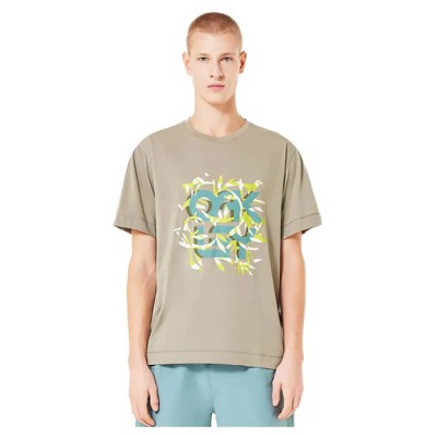 тениска,мъжки,тениски,oakley,b1b,coral,short,sleeve,t,shirt,boulder,green,(beige)