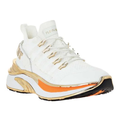 маратонки,мъжки,маратонки,philipp,plein,sport,titan,trainers,white,orange,(white)