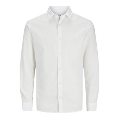 риза,с,дълъг,ръкав,мъжки,ризи,jack,&,jones,breeze,linen,blend,long,sleeve,shirt,white