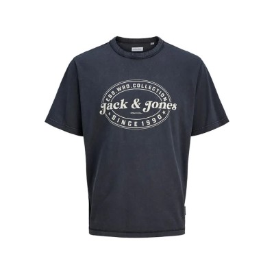тениска,мъжки,тениски,jack,&,jones,dover,print,short,sleeve,t,shirt,black