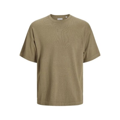 тениска,мъжки,тениски,jack,&,jones,emil,knit,short,sleeve,t,shirt,brown,(coriander)