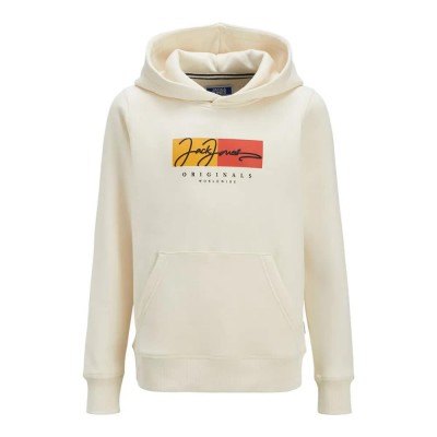 суичър,детски,блузи,jack,&,jones,frederiksberg,box,hoodie,beige,(antique,white)