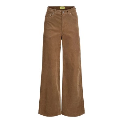 панталони,дамски,панталони,jack,&,jones,gelly,wide,leg,fit,jjxx,high,waist,pants,otter,(brown)