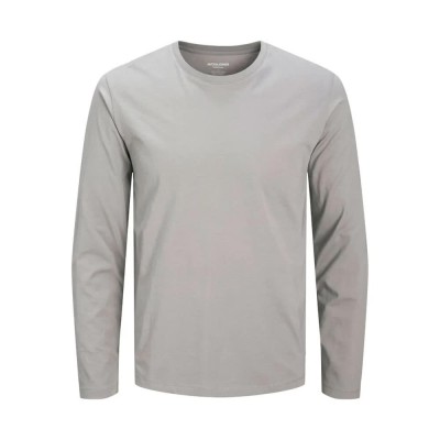тениска,мъжки,тениски,jack,&,jones,organic,basic,long,sleeve,t,shirt,ultimate,grey