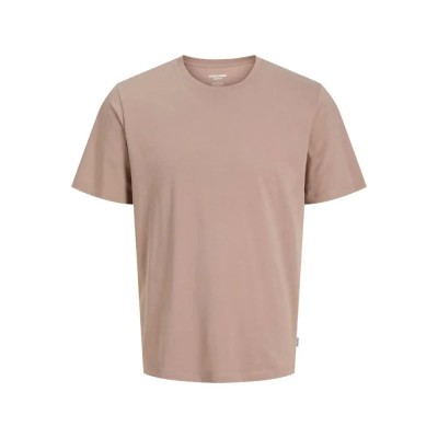 тениска,мъжки,тениски,jack,&,jones,organic,basic,short,sleeve,t,shirt,mocha,meringue,(beige)