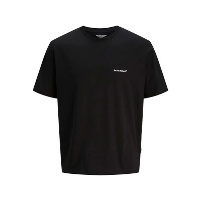 тениска,мъжки,тениски,jack,&,jones,split,back,short,sleeve,t,shirt,black,(black)