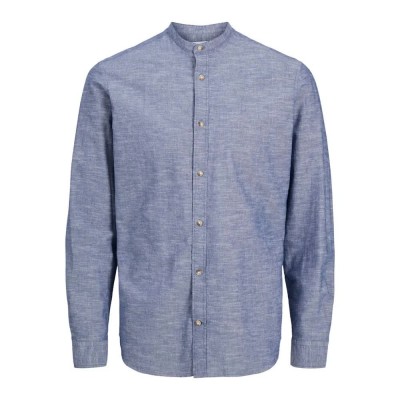 риза,с,дълъг,ръкав,мъжки,ризи,jack,&,jones,summer,band,long,sleeve,shirt,faded,denim,(blue,purple)