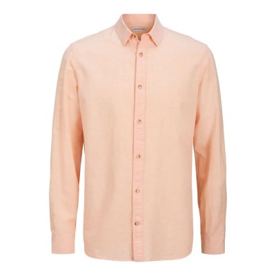 риза,с,дълъг,ръкав,мъжки,ризи,jack,&,jones,summer,long,sleeve,shirt,peach,parfait,(orange)