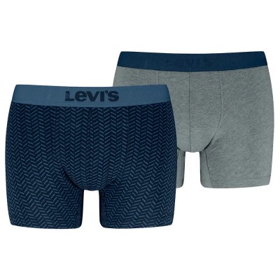 боксерки,мъжко,бельо,levi´s,®,herringbone,aop,boxers,2,units,blue,grey,(blue,combo)