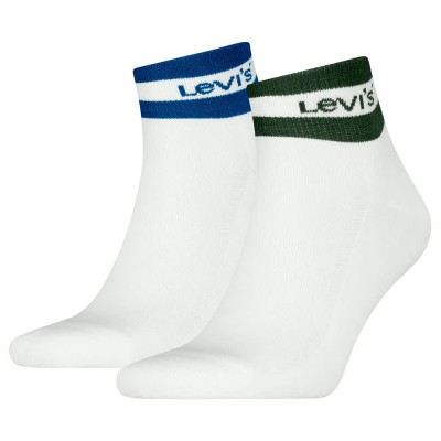 чорапи,мъжки,чорапи,levi´s,®,mid,cut,sport,stripe,socks,2,pairs,white,(white,combo)