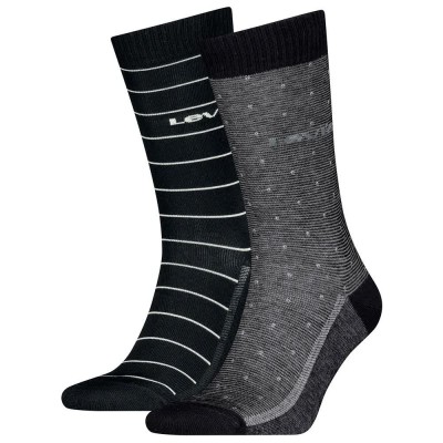 чорапи,мъжки,чорапи,levi´s,®,reg,cut,dobby,socks,2,pairs,black,grey,(black,combo)