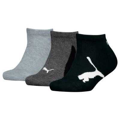 чорапи,детски,чорапи,puma,bwt,sneaker,socks,3,pairs,black,(black,grey)