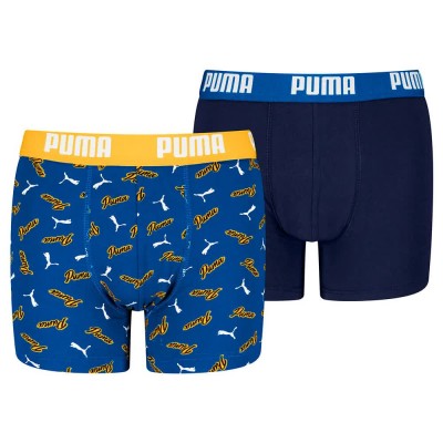 боксерки,детско,бельо,puma,club,house,printed,boxers,2,units,blue,(blue,yellow,combo)